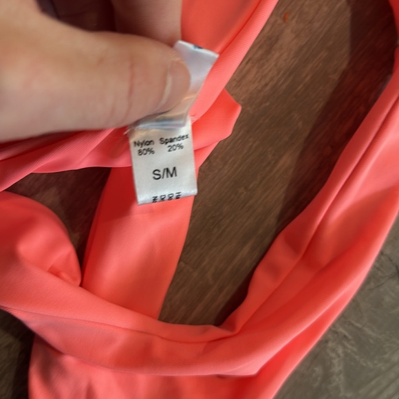 Andi Bagus Acid Peach Matte V Pant Bikini Bottom - Picture 7 of 7